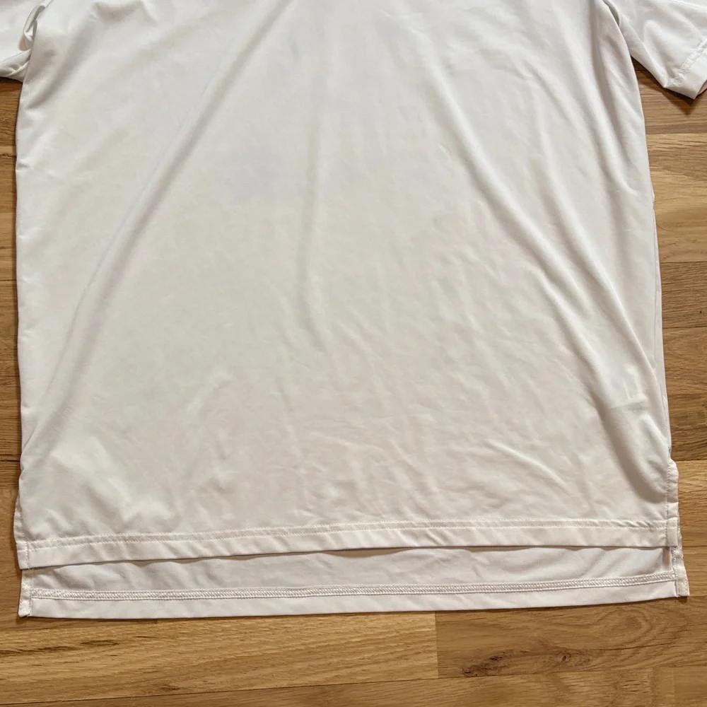 RLX Ralph Lauren White Polo 121st U.S. Open Torrey Pines Golf Shirt Men’s M